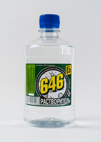 Растворитель 646 ГОСТ в пэт бутылке 0,5 л