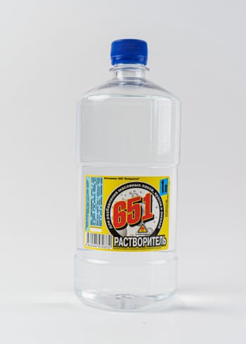 Растворитель 651 в пэт бутылке 1 л