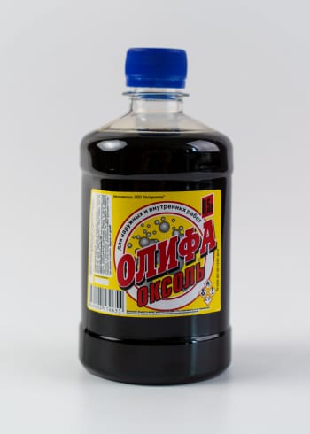 Олифа в пэт бутылке 0,5 л