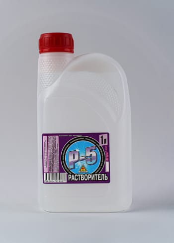 Растворитель Р5 в пэт бутылке 1 л